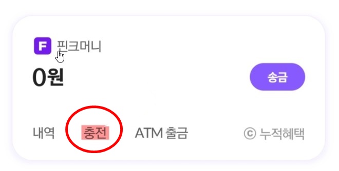 핀크머니 접속